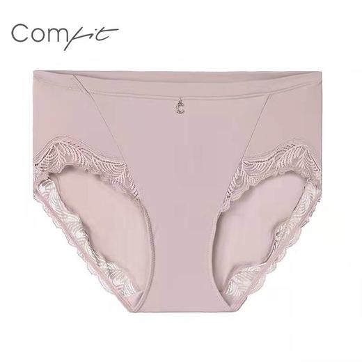 安莉芳旗下Comfit红内裤女本命年蕾丝拼接立体裁剪中腰大码三角裤头C29281 商品图1