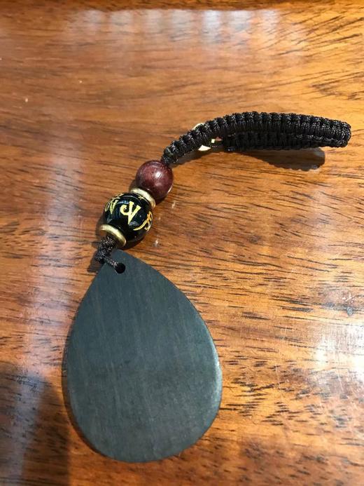 十二生肖钥匙扣°紫光檀镶黄杨 商品图5