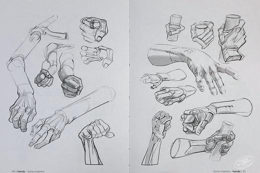 【中商原版】【Morpho系列】手和脚 进口艺术 Morpho: Hands and Feet 人体结构绘画技巧素描美术技法指南 商品图4
