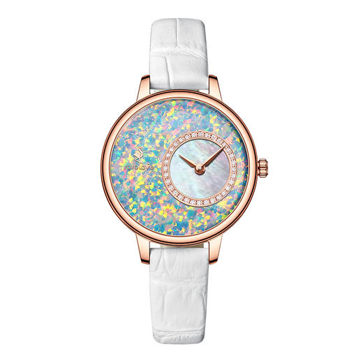 【ROROLOVE】邂逅Enchanted系列  天然钻石腕表 天然钻石手表女潮流个性女表新年送礼物 （32颗钻石） 商品图0