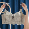 雅黛丽内衣大胸显小胸罩女无钢圈薄款性感收副乳防下垂撞色女文胸 商品缩略图0