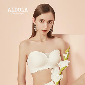 雅黛丽内衣女小胸聚拢无肩带性感抹胸罩女无痕裹胸薄款文胸无钢圈
