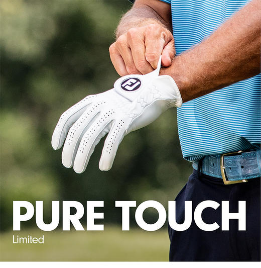 FootJoy 男士高尔夫Pure Touch小羊皮手套 商品图1