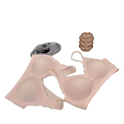 麦穗蕾丝吊带一片式无痕乳胶内衣女士美背性感小胸聚拢透气文胸罩 商品图4