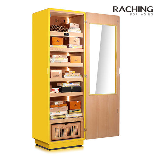 美晶/RACHING 雪松木保湿加湿柜护肤品冷藏柜蔬菜茶叶储物柜烟柜 商品图3