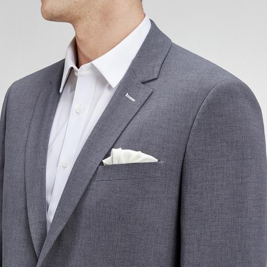 【特价】柒牌休闲西装男外套春秋款中青年绅士西服男装一粒扣花纱单西	122C70210 商品图2