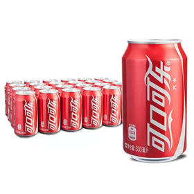 【49.9元/箱】可口可乐听装/雪碧清爽柠檬味330ml*24罐
