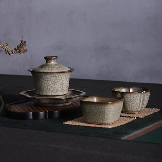 龙泉青瓷 传世哥窑茶具 商品图1