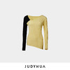 JUDYHUA 不对称设计拼色针织 商品缩略图3