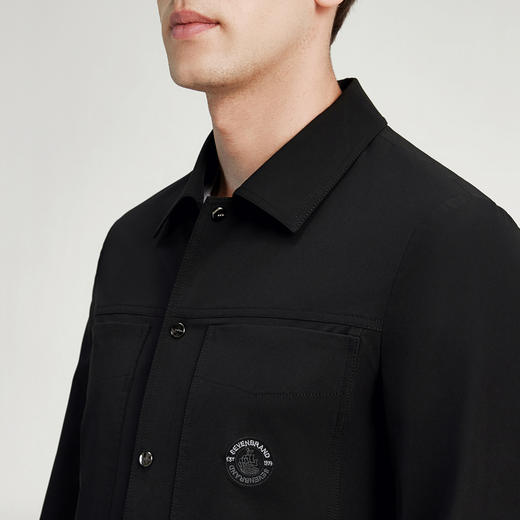 【特价】柒牌夹克外套男时尚青年潮流翻领长袖工装茄克衫122K70030	122K70030 商品图2