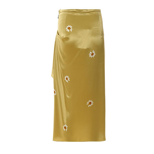 VIMAGE纬漫纪春季新款时尚印花包臀开叉中长款半身裙女裙V1706309 商品图6