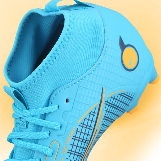 NIKE/耐克 FG/MG混合钉刺客14儿童款中端高帮青少年足球运动训练鞋男DJ2854484 商品图3