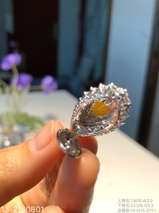 玻璃金翡水滴吊坠 42999【13-2160801】 商品图7