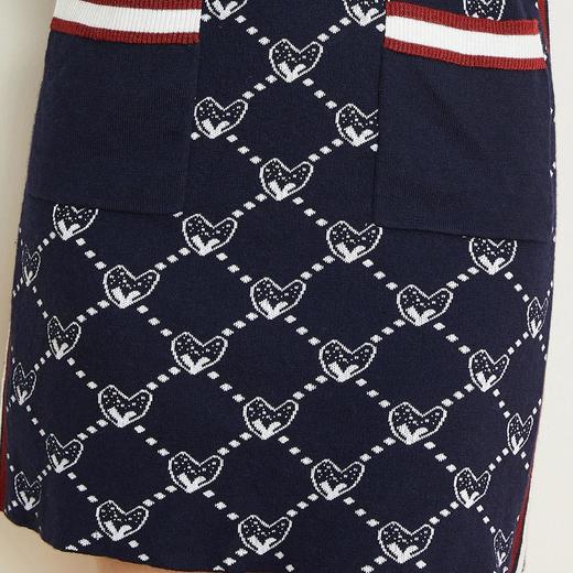 【LD604】瑟俪（斯尔丽高端）连帽连衣裙款优雅针织衫 商品图5