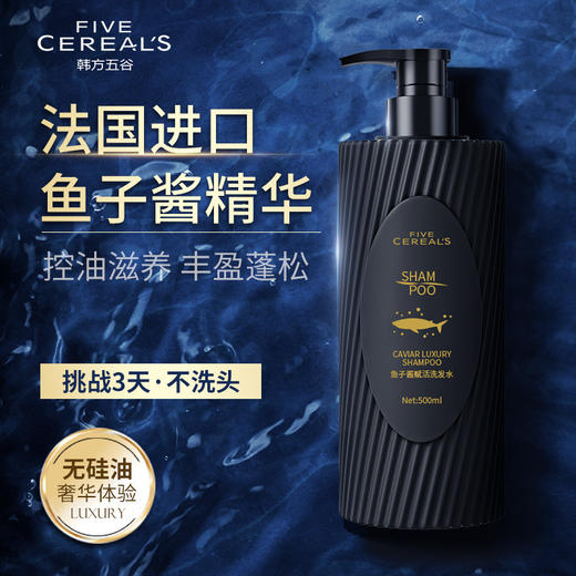 韩方五谷鱼子酱修护滋养控油止痒洗发水去屑持久护发素沐浴露套装 商品图0