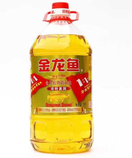 金龙鱼黄金比例调和油非转5L 商品图0