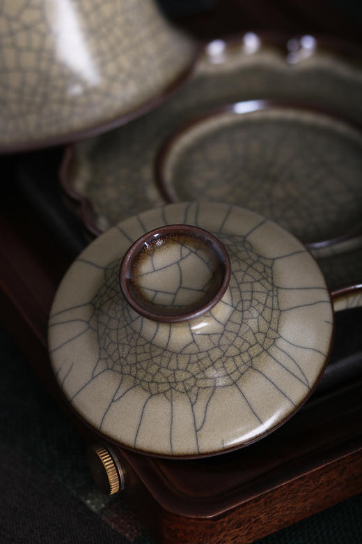 龙泉青瓷 传世哥窑茶具 商品图5