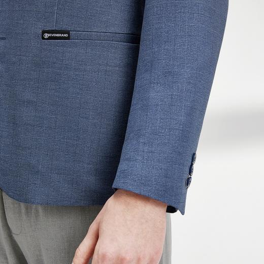 【特价】柒牌西服上衣男春季新款商务通勤透气修身中青年休闲时尚单西	122C70030 商品图2