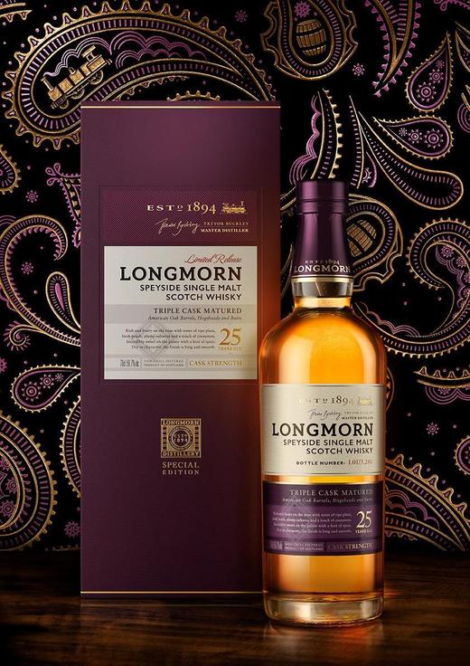 朗摩LONGMORN苏格兰斯佩塞单一麦芽威士忌25年 商品图1