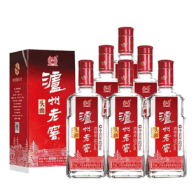 (六支装)52度泸州老窖头曲500毫升