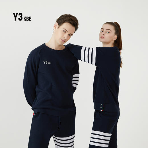 【天使法则】Y3KBE系列情侣华夫格卫衣开衫 卫裤 商品图5