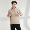 柒牌男士卫衣春秋款时尚青年休闲宽松长袖连帽字母印花T恤衣	122W70120 商品缩略图1