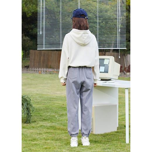 ZIHAN紫涵高腰运动休闲裤女抽绳松紧腰长裤Z2Z01BS204 商品图1