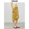 VIMAGE纬漫纪春季新款时尚印花包臀开叉中长款半身裙女裙V1706309 商品缩略图2