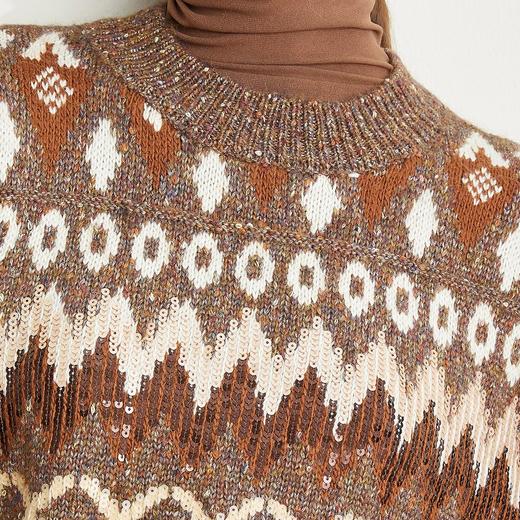 【LD652】瑟俪（斯尔丽高端）个性森女系柔软舒适针织毛衣 商品图4