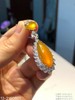玻璃金翡水滴吊坠 42999【13-2160801】 商品缩略图0