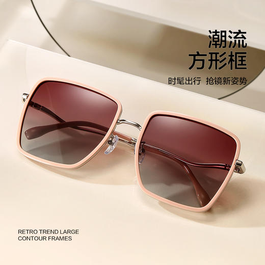 【特价秒杀款】普莱斯镜无界系列PS7026 合金+板材 几何方框 商品图4