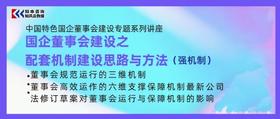资料｜ 建强董事会之强机制｜中国特色国企董事会建设专题系列讲座（四）
