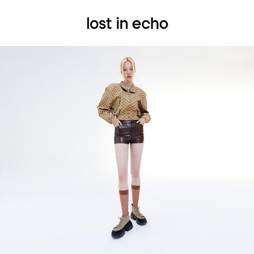 泫雅同款lost in echo 春季鱼骨厚底增高户外运动鞋老爹鞋堆堆鞋 商品图4