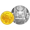 河南中钱  2002年中国石窟艺术龙门金银币   龙门纪念币   龙门石窟金银币 商品缩略图4
