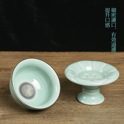 龙泉青瓷 潭祉迎祥茶具 商品图2