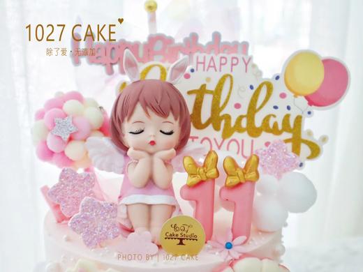 1027CAKE | 可爱粉色系 周岁 满月 公主 小女孩 商品图2