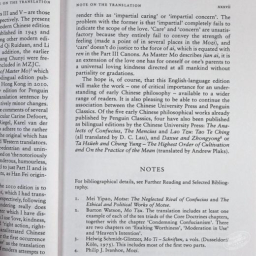 【中商原版】墨子 英文原版 The Book of Master Mo Zi, Mo Penguin UK 中国哲学 商品图6