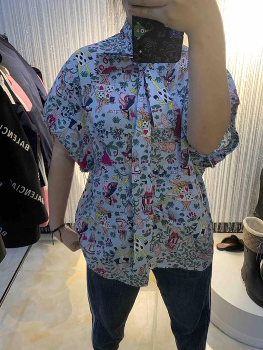 纯棉碎花春纯棉休闲时尚宽松甜美花衬衫C0153 商品图3