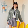 ZIHAN紫涵字母撞色棒球夹克2022春季新品短款简约学院风上衣外套Z2Z01BS257 商品缩略图0