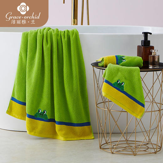 【line-friends正版联名】  绣花浴巾 85度高温不褪色 商品图3