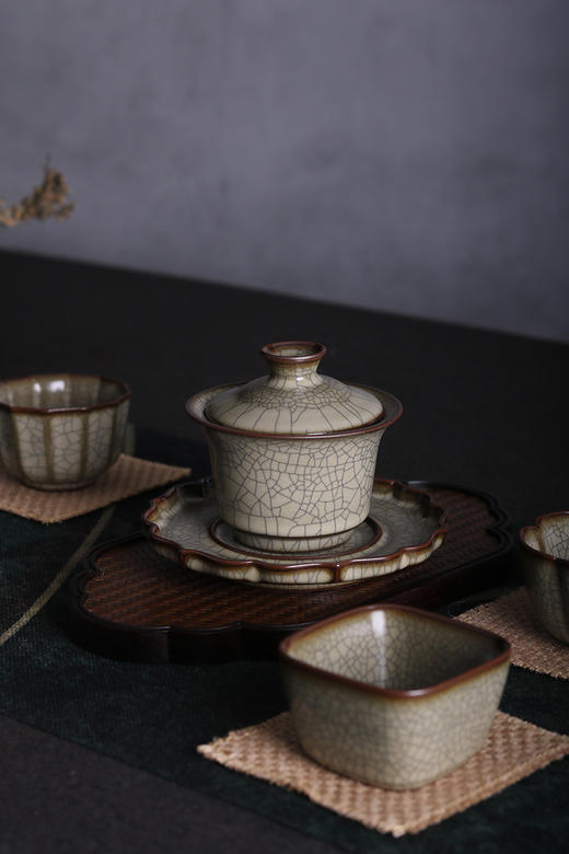 龙泉青瓷 传世哥窑茶具 商品图9