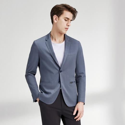 【特价】柒牌西服上衣男春季新款商务通勤透气修身中青年休闲时尚单西	122C70030 商品图1