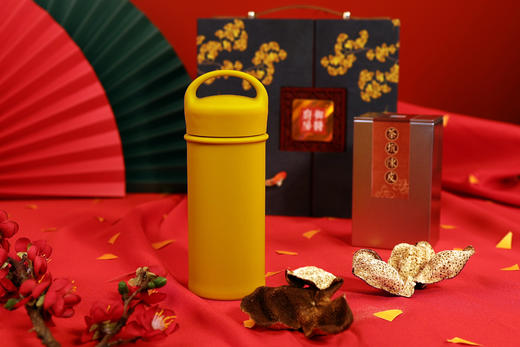 仙藤白瓷杯陈皮礼盒︱肉肉杯+茶坑陈皮 商品图2