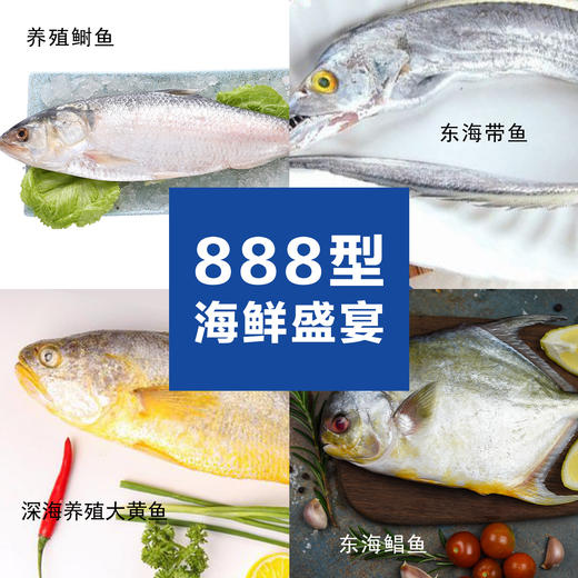 【海鲜盛宴】 4款套餐 海鲜礼盒·提货券海鲜套餐大礼包 家庭储备囤货食品企业团购 商品图1