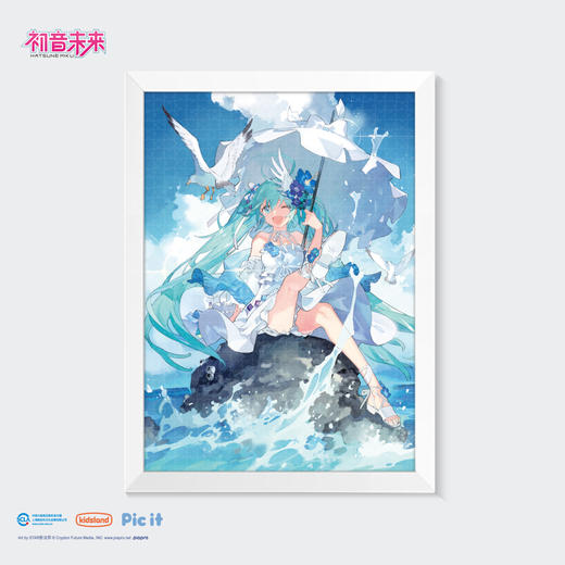 pic it 1000片平面拼图初音未来海浪中的节奏PITCKS71301 商品图1