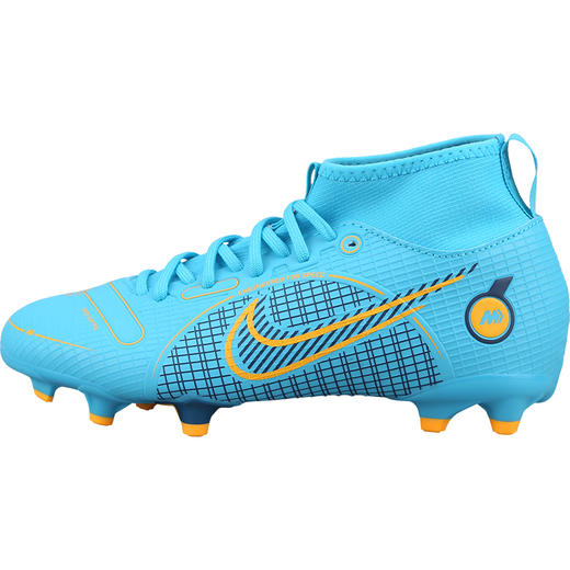 NIKE/耐克 FG/MG混合钉刺客14儿童款中端高帮青少年足球运动训练鞋男DJ2854484 商品图4