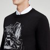 柒牌男士毛衣圆领春季新款时尚潮流含羊毛针织衫弹力保暖毛衫	122Y70060 商品缩略图2
