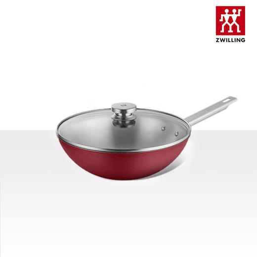 双立人joyc系列中式炒锅（红色）30cm 商品图1