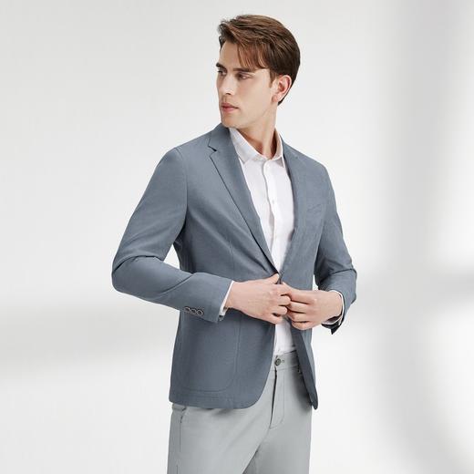 【特价】柒牌男士休闲西装韩版潮流修身春秋季青年时尚一粒扣单西男装外套	122C70340 商品图1