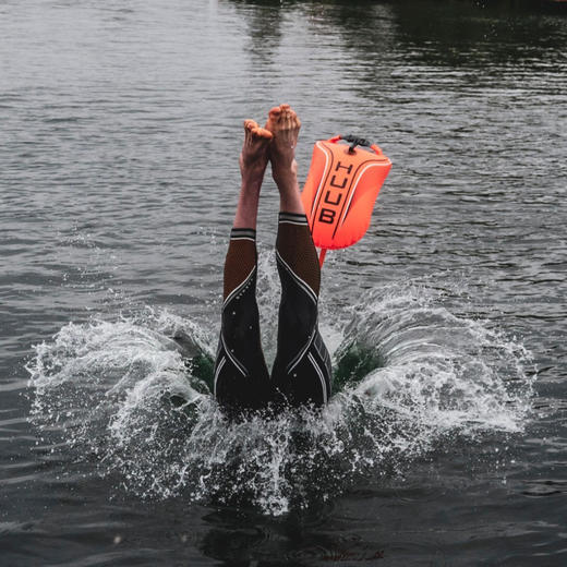 特价HUUB Tow Float 游泳安全跟屁虫充气浮漂 双气囊 可置物 商品图5